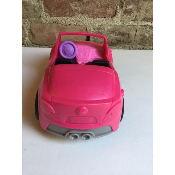 Fisher-Price Little People Barbie Convertible Vehicle + 2 Little People Figures - Picture 6 of 6